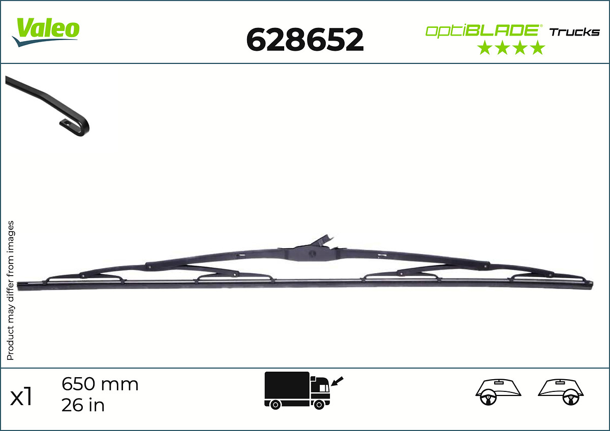 VALEO OPTIBLADE WIPER 650MM RENAULT CKT